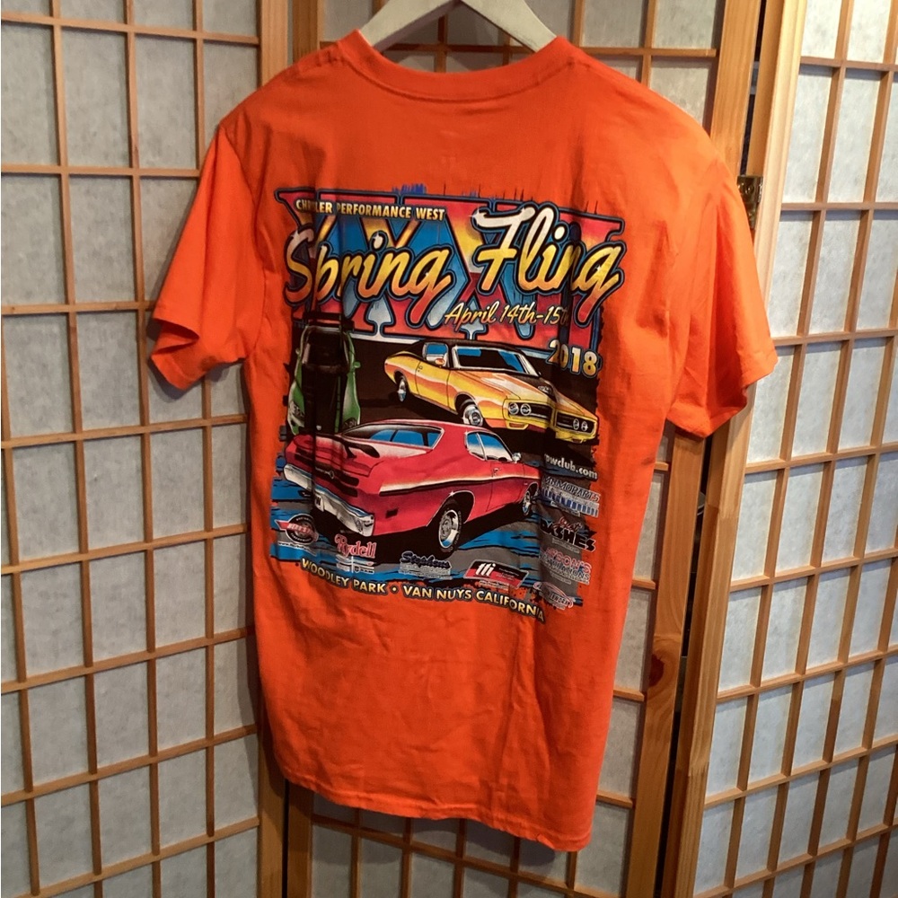 NWOT Vintage 2018 Spring Fling Chrysler Classic Car Show T-Shirt Men Size Medium